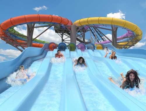 Hershey Park water slide ride.