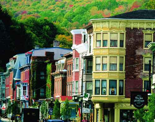 Downtown Jim Thorpe in the Poconos.