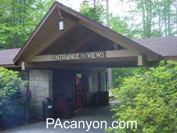 PA Grand Canyon entrance at Harrison Lookout.